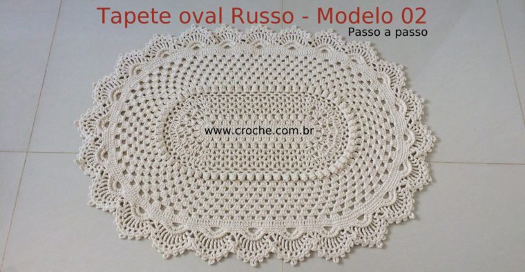Tapete oval Russo modelo 2