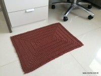 Tapete retangular simples passo a passo (152)