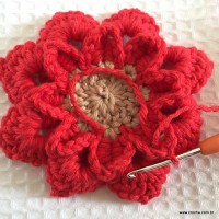 Flor coração passo a passo - croche.com (52)