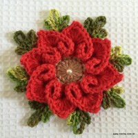 Flor coração passo a passo - croche.com (80)