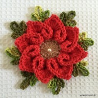 Flor coração passo a passo - croche.com (81)