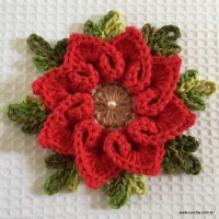 Flor coração passo a passo - croche.com (88)