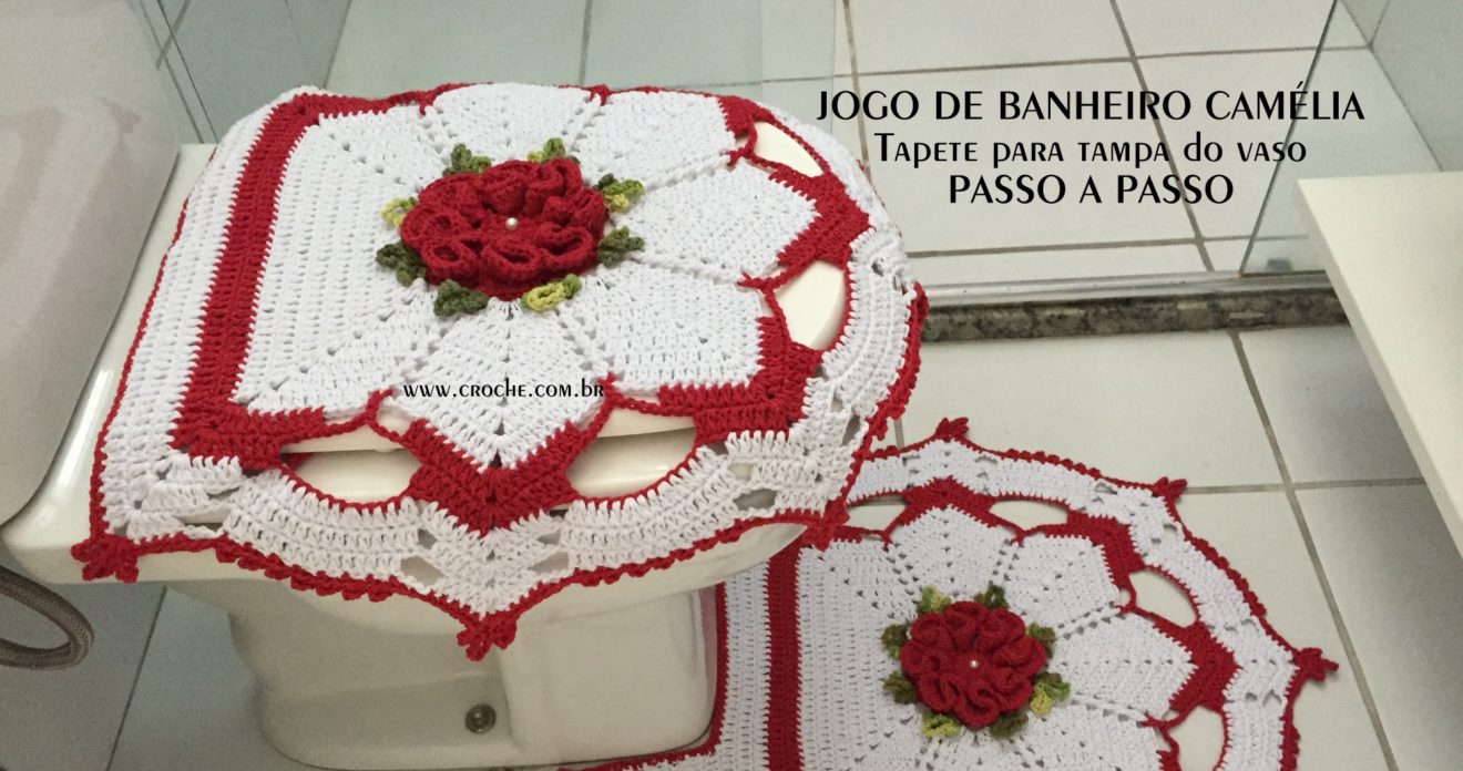 Tapete camélia - tampa do vaso