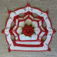 Jogo de banheiro camélia - tampa do vaso (82)