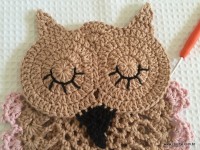 Porta papel coruja dorminhoca (105)