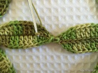 Fazendo pontos baix&iacute;ssimos para acabamento da p&eacute;tala