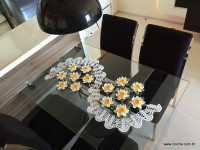 Trilho de mesa flor de lótus parte 3 (100)