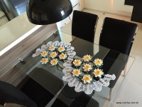 Trilho de mesa flor de lótus parte 3 (101)