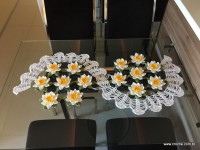 Trilho de mesa flor de lótus parte 3 (104)