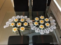 Trilho de mesa flor de lótus parte 3 (105)