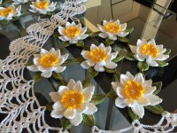 Trilho de mesa flor de lótus parte 3 (107)