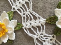 Trilho de mesa flor de lótus parte 3 (45)