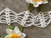 Trilho de mesa flor de lótus parte 3 (46)