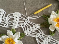 Trilho de mesa flor de lótus parte 3 (67)