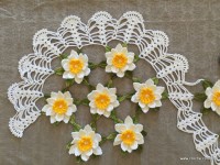 Trilho de mesa flor de lótus parte 3 (83)