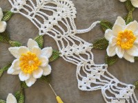 Trilho de mesa flor de lótus parte 3 (85)