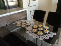 Trilho de mesa flor de lótus parte 3 (88)