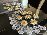 Trilho de mesa flor de lótus parte 3 (89)