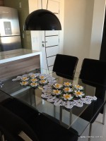 Trilho de mesa flor de lótus parte 3 (90)