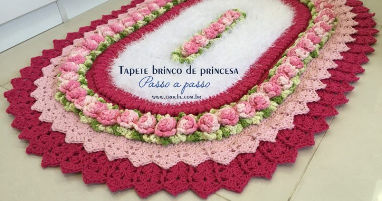 Tapete brinco de princesa passo a passo