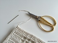 Passadeira em croche filé passo a passo parte 2 (23)
