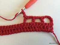 Tapete vermelho em crochê filé (11)
