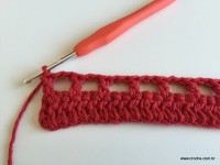 Tapete vermelho em crochê filé (12)