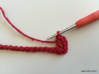 Tapete vermelho em crochê filé (3)