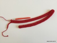 Tapete vermelho em crochê filé (5)