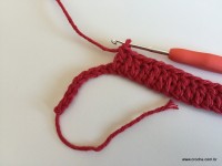 Tapete vermelho em crochê filé (6)