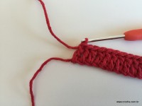 Tapete vermelho em crochê filé (8)