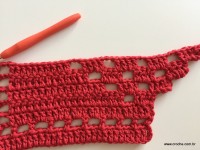 Tapete vermelho em crochê filé (92)