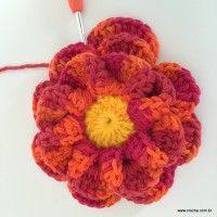 Flor caracol 3D (103)