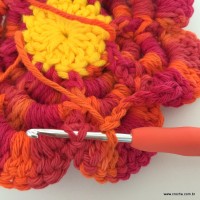 Flor caracol 3D (110)