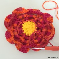 Flor caracol 3D (111)