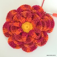 Flor caracol 3D (114)