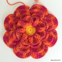 Flor caracol 3D (117)