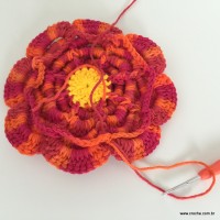 Flor caracol 3D (124)