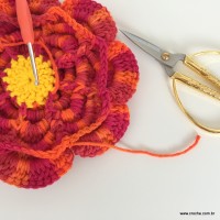 Flor caracol 3D (125)