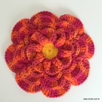 Flor caracol 3D (131)