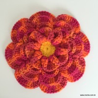 Flor caracol 3D (132)