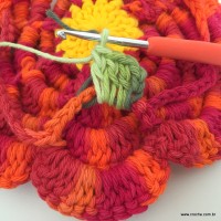 Flor caracol 3D (138)