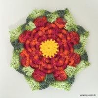 Flor caracol 3D (154)