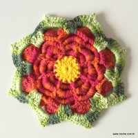 Flor caracol 3D (155)