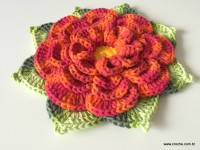 Flor caracol 3D (157)