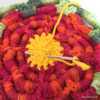 Flor caracol 3D (164)