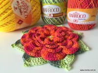 Flor caracol 3D (168)