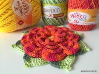 Flor caracol 3D (169)