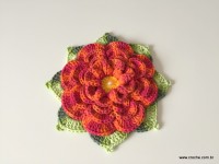 Flor caracol 3D (175)