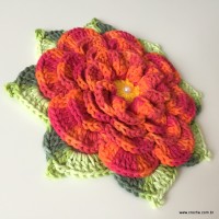 Flor caracol 3D (179)